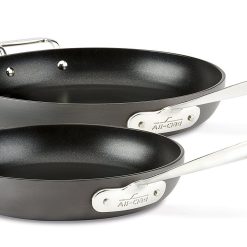All-Clad HA1 Hard Anodized Nonstick Fry Pan Set (10" & 12") | 2-Piece