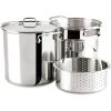 All-Clad Stainless Steel Multicooker Set | 12 Qt. 1 All-Clad Stainless Steel Multicooker Set | 12 Qt. -Le Creuset sales e796s364 main