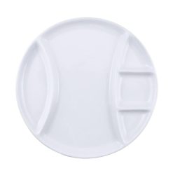 Swissmar Raclette Entertaining Set For 8 -Le Creuset sales f77105 round porcelain plate fondue raclette round 1024x1024 2x