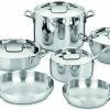 Cuisinart Cookware - French Classic 10 Piece Cookware Set -Le Creuset sales fct 10 s popup