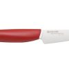 Kyocera Knives - 3" Ceramic Paring Knife - Red -Le Creuset sales fk 075 wh rd kyocera 3 inch ceramic paring knife red