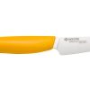 Kyocera Knives - 3" Ceramic Paring Knife - Yellow 2 Kyocera Knives - 3" Ceramic Paring Knife - Yellow -Le Creuset sales fk 075 wh yl kyocera 3 inch ceramic paring knife yellow