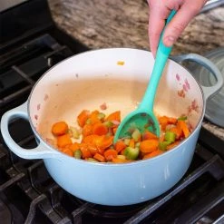 Le Creuset 4.5 Qt. Round Signature Dutch Oven With Stainless Steel Knob | Sea Salt -Le Creuset sales gift guide images smaller 0061 gift guides 2022 2595