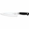 Mercer Cutlery Genesis 8" Chef's Knife | Short Bolster Granton Edge