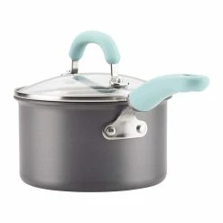 Rachael Ray 11-Piece Hard Anodized Cookware Set | Light Blue 21 Rachael Ray 11-Piece Hard Anodized Cookware Set | Light Blue -Le Creuset sales hardblue7