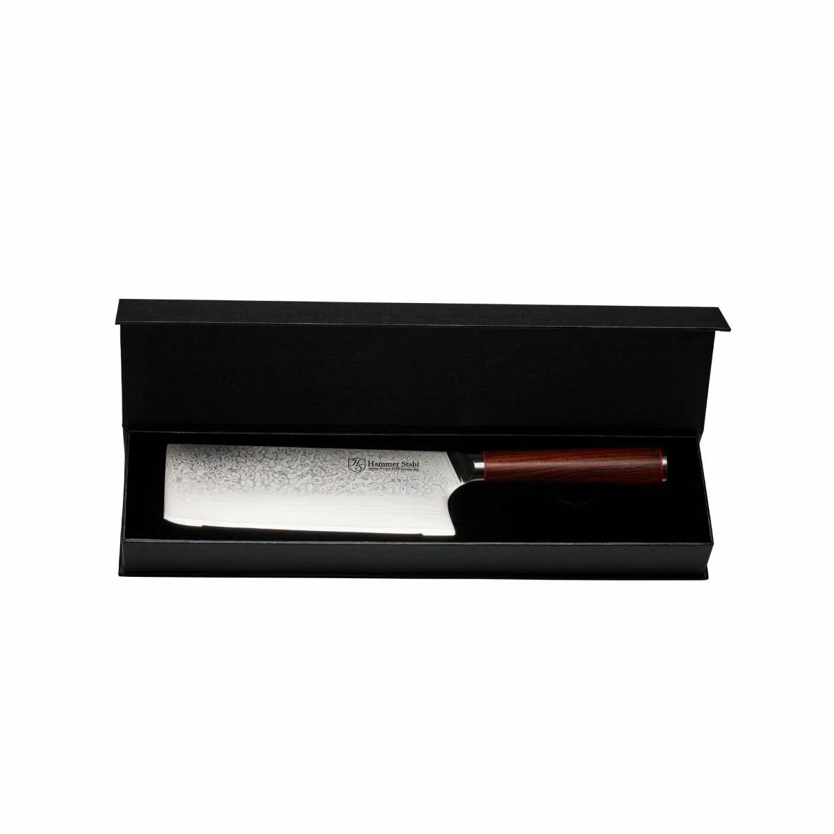 Hammer Stahl Damascus Series Cutlery | 7" Nakiri 4 Hammer Stahl Damascus Series Cutlery | 7" Nakiri - Image 2