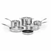 Cuisinart Custom-Clad 5-Ply Stainless Steel Cookware Set | 10-Piece -Le Creuset sales ik cnfsg