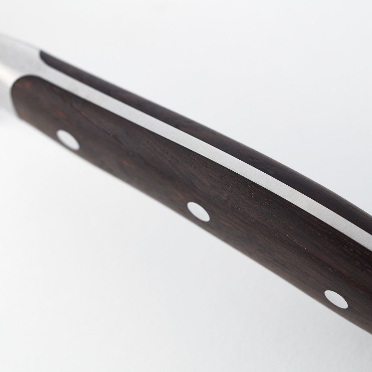 Wusthof Ikon Blackwood 6" Utility Knife Wusthof Cutlery Wusthof Ikon Blackwood 6" Utility Knife -Le Creuset sales ikon tang detail 3