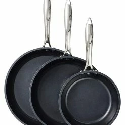 Kyocera Ceramic Non-Stick 3pc Fry Pan Set - 8", 10" & 12"