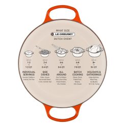 Le Creuset 9 Qt. Round Signature Dutch Oven With Stainless Steel Knob | Cerise/Cherry Red -Le Creuset sales lc round oven guide 1 1