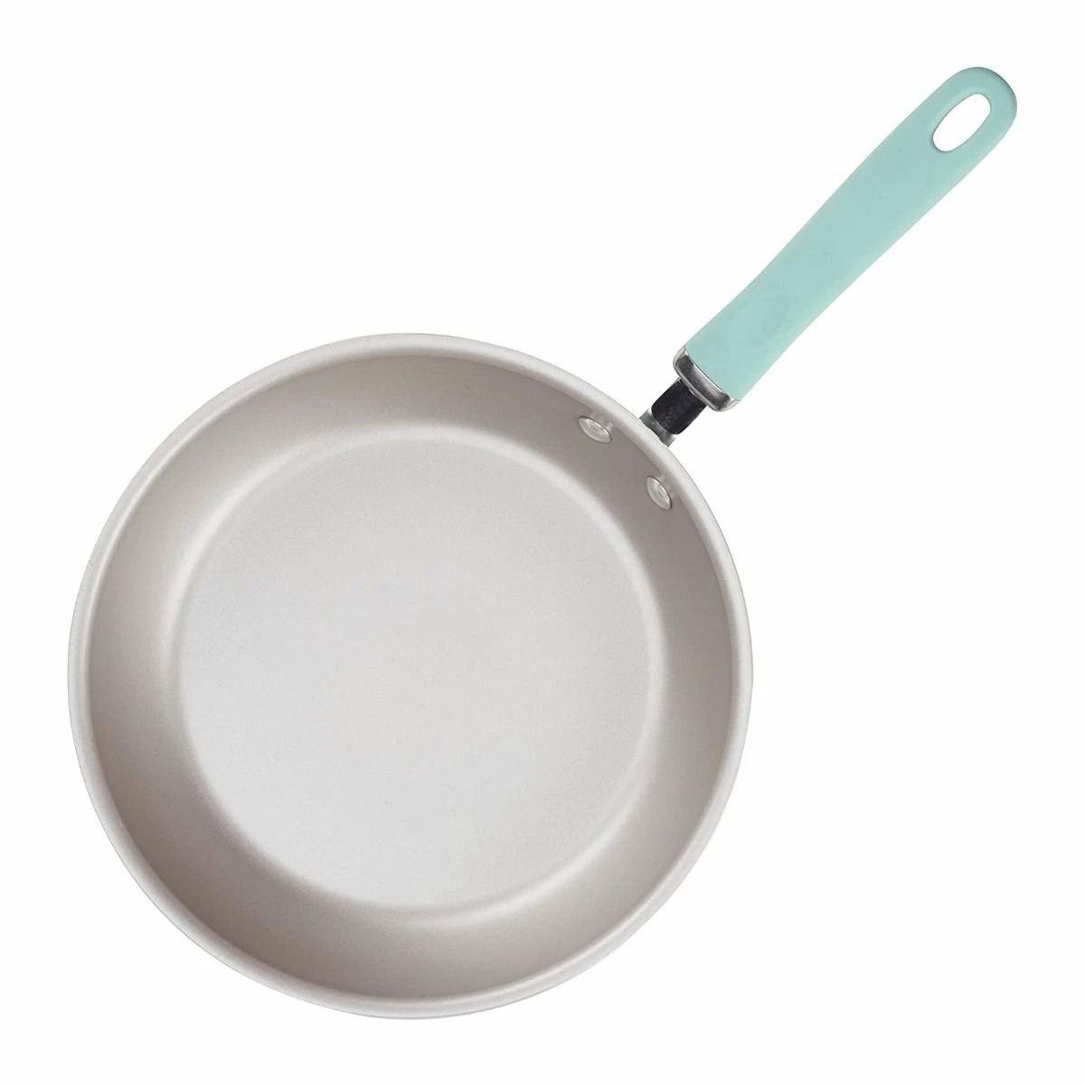 Rachael Ray 13-Piece Enameled Cookware Set | Light Blue Shimmer 8 Rachael Ray 13-Piece Enameled Cookware Set | Light Blue Shimmer - Image 6