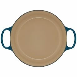 Le Creuset 7.25 Qt. Round Signature Dutch Oven With Stainless Steel Knob | Deep Teal -Le Creuset sales ls2501 287dss 4