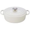 Le Creuset 2.75 Qt. Oval Signature Dutch Oven With Stainless Steel Knob | White 1 Le Creuset 2.75 Qt. Oval Signature Dutch Oven With Stainless Steel Knob | White -Le Creuset sales ls2502 2316ss le creuset 2.75 qt. signature oval dutch oven white 1