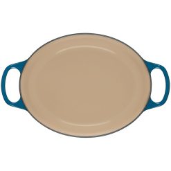 Le Creuset 6.75 Qt. Oval Signature Dutch Oven With Stainless Steel Knob | Deep Teal -Le Creuset sales ls2502 317dss 4