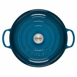 Le Creuset 5 Qt. Signature Braiser With Stainless Steel Knob | Deep Teal 9 Le Creuset 5 Qt. Signature Braiser With Stainless Steel Knob | Deep Teal -Le Creuset sales ls2532 327dss 3