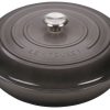Le Creuset 5 Qt. Signature Enameled Cast Iron Braiser With Stainless Steel Knob | Oyster Grey -Le Creuset sales ls2532 327fss le creuset 5 qt braiser oyster grey