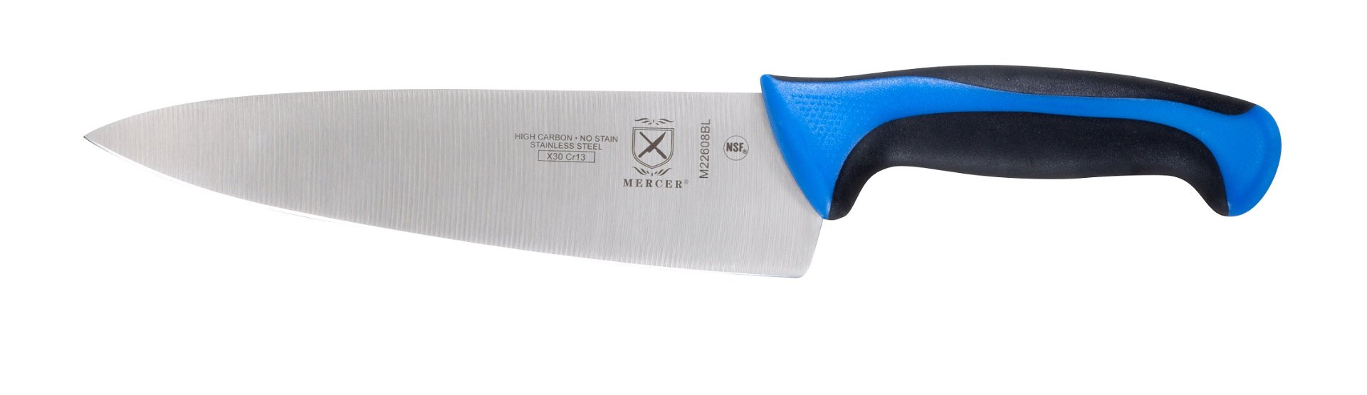 Mercer Cutlery Millennia 8" Chefs Knife - Blue Mercer Cutlery Millennia 8" Chefs Knife - Blue -Le Creuset sales m22608bl mercer millennia 8 inch chef knife blue 1