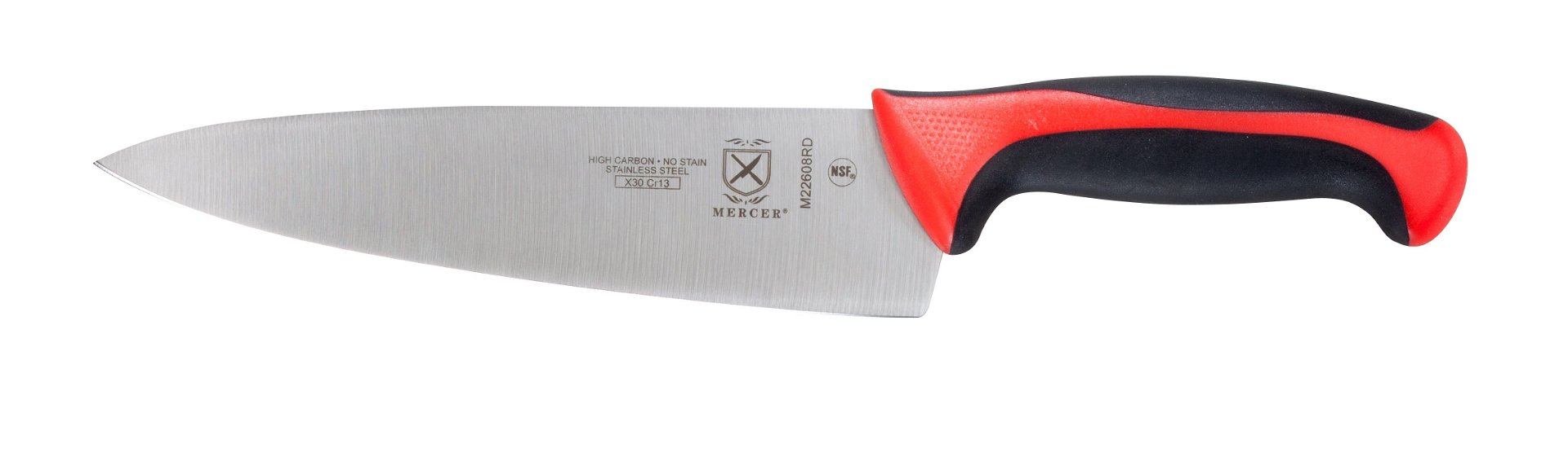 Mercer Cutlery Millennia 8" Chefs Knife - Red Mercer Cutlery Millennia 8" Chefs Knife - Red -Le Creuset sales m22608rd mercer millennia 8 inch chef s knife