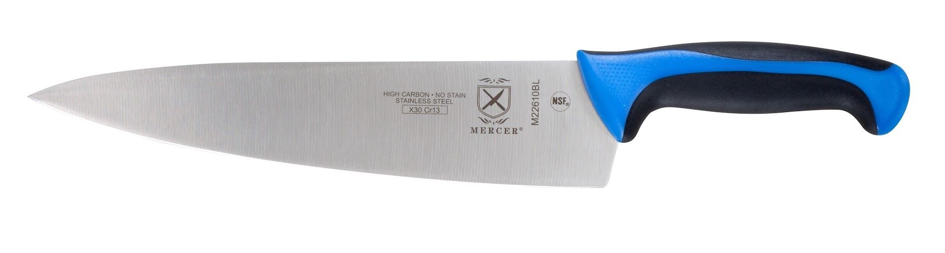 Mercer Millennia 10" Chef's Knife (Blue) Mercer Cutlery Mercer Millennia 10" Chef's Knife (Blue) -Le Creuset sales m22610bl mercer millennia 10 inch chef s knife