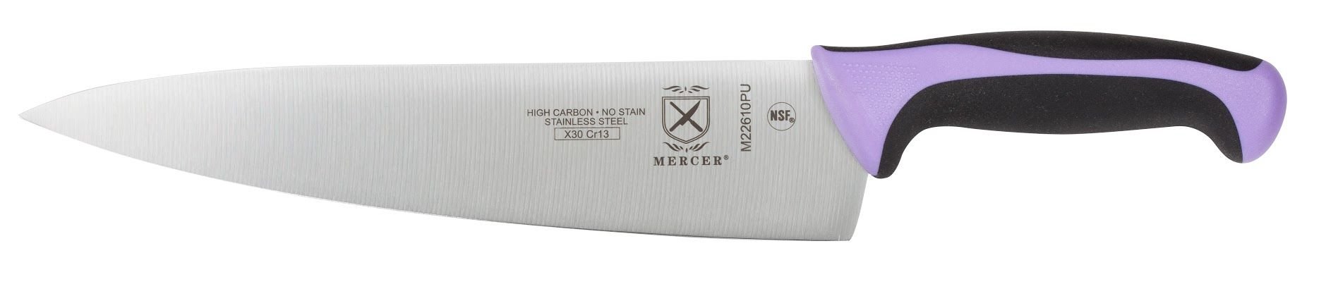 Mercer Millennia 10" Chef's Knife (Purple) Mercer Cutlery Mercer Millennia 10" Chef's Knife (Purple) -Le Creuset sales m22610pu mercer millennia chef s knife purple 1