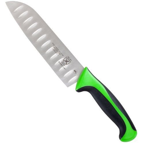 Mercer Cutlery Millennia 7" Santoku Knife - Green Mercer Cutlery Millennia 7" Santoku Knife - Green -Le Creuset sales m22707gr mercer millenia 7 inch santoku knife green
