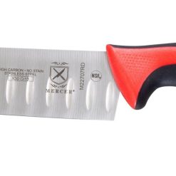 Mercer Cutlery Millennia 7" Santoku Knife - Red