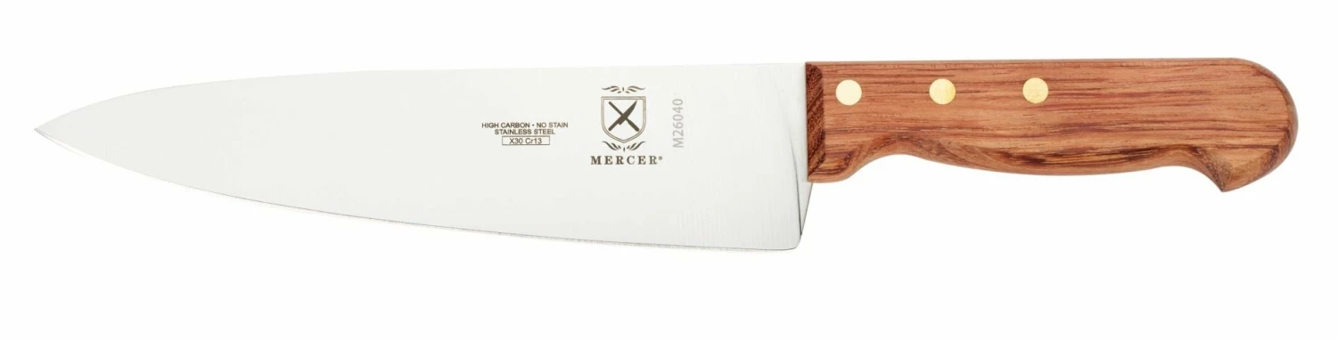 Mercer Cutlery Mercer Praxis 8" Chef's Knife (Rosewood) 4 Mercer Cutlery Mercer Praxis 8" Chef's Knife (Rosewood) - Image 2