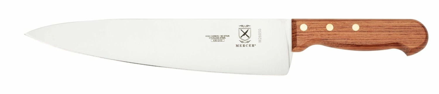 Mercer Cutlery Mercer Praxis 10" Chef's Knife (Rosewood) 4 Mercer Cutlery Mercer Praxis 10" Chef's Knife (Rosewood) - Image 2