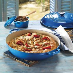 Le Creuset 2.25 Qt. Signature Enameled Cast Iron Braiser With Stainless Steel Knob | Marseille Blue -Le Creuset sales marslife2