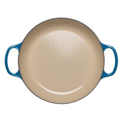 Le Creuset 2.25 Qt. Signature Enameled Cast Iron Braiser With Stainless Steel Knob | Marseille Blue -Le Creuset sales marsmain2