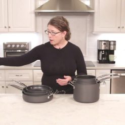 Cuisinart SmartNest Non-Stick Aluminum Cookware Set | 12-Piece -Le Creuset sales maxresdefault 35 4