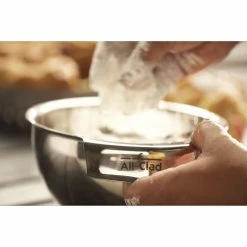 All-Clad D3 Stainless Steel Compact Cookware & Mixing Bowl Set | 8-Piece -Le Creuset sales mbset all clad stainless steel mixing bowl set 1