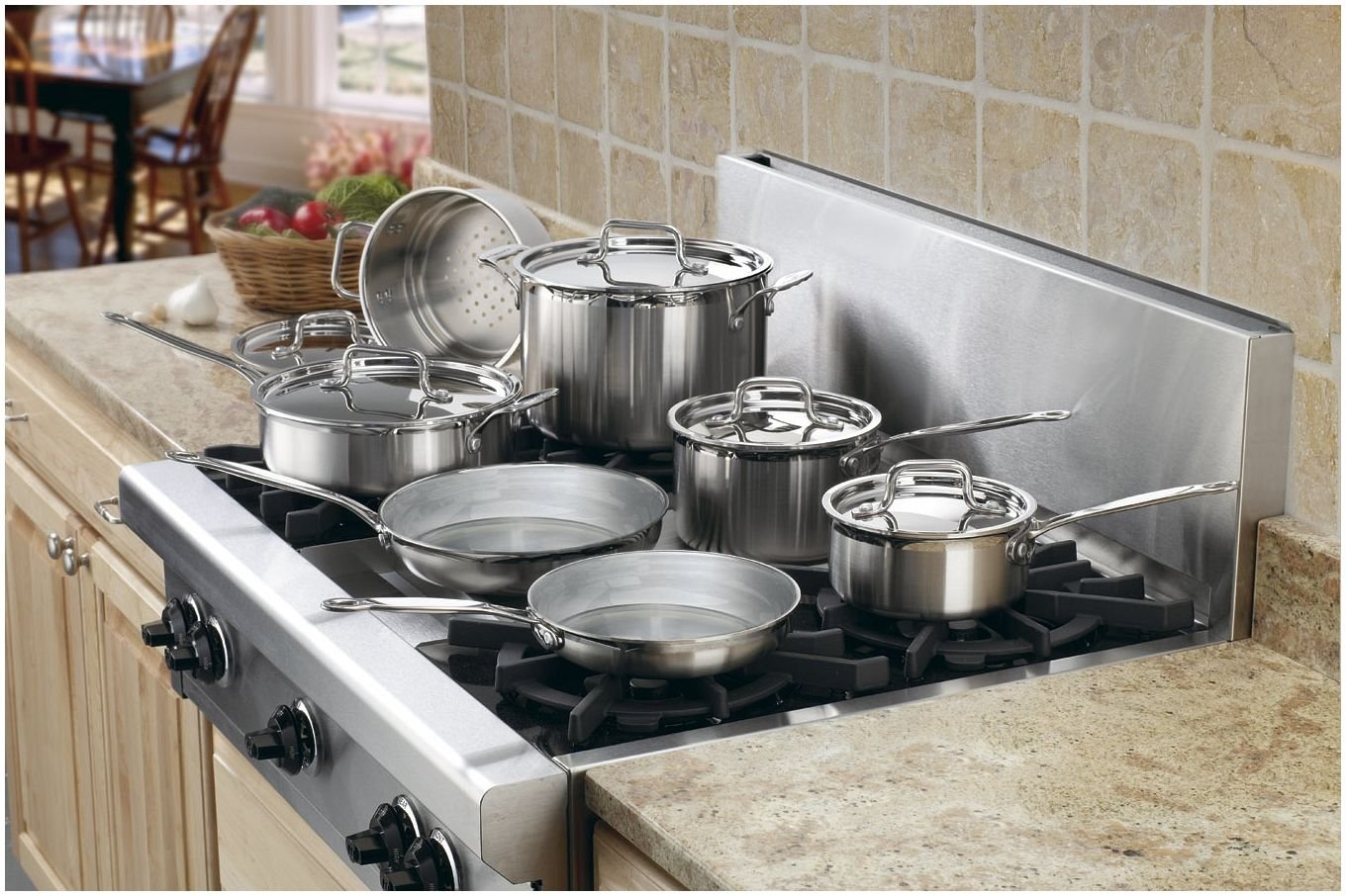 Cuisinart MultiClad Pro Triple Ply Stainless Steel Cookware Set | 12-Piece Cuisinart MultiClad Pro Triple Ply Stainless Steel Cookware Set | 12-Piece -Le Creuset sales mcp12 cuisinart multi clad cook set popup 1