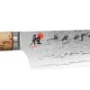 Miyabi Knives - 7" Granton Santoku Japanese Knife - Birchwood SG2