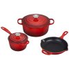 Le Creuset 5-Piece Signature Cookware Set With Stainless Steel Knobs | Cerise/Cherry Red 1 Le Creuset 5-Piece Signature Cookware Set With Stainless Steel Knobs | Cerise/Cherry Red -Le Creuset sales ms1605 67ss