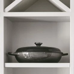 Le Creuset 5 Qt. Signature Enameled Cast Iron Braiser With Stainless Steel Knob | Oyster Grey -Le Creuset sales oys