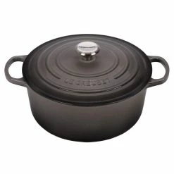 Le Creuset 10-Piece Signature Cookware Set With Stainless Steel Knobs | Oyster Grey -Le Creuset sales oyster fo