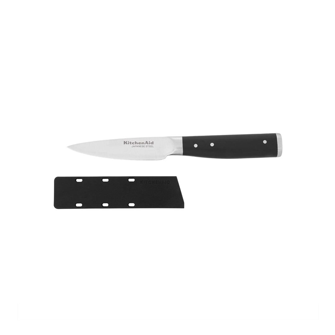 KitchenAid Gourmet Forged 3.5" Paring Knife with Sheath KitchenAid Non-Electrics KitchenAid Gourmet Forged 3.5" Paring Knife With Sheath -Le Creuset sales paring with sheath 1