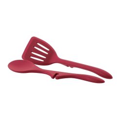 Rachael Ray 8-Piece Enameled Stacking Cookware Set | Red Shimmer 13 Rachael Ray 8-Piece Enameled Stacking Cookware Set | Red Shimmer -Le Creuset sales redshim10