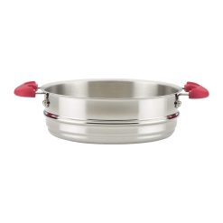 Rachael Ray 8-Piece Enameled Stacking Cookware Set | Red Shimmer 12 Rachael Ray 8-Piece Enameled Stacking Cookware Set | Red Shimmer -Le Creuset sales redshim7