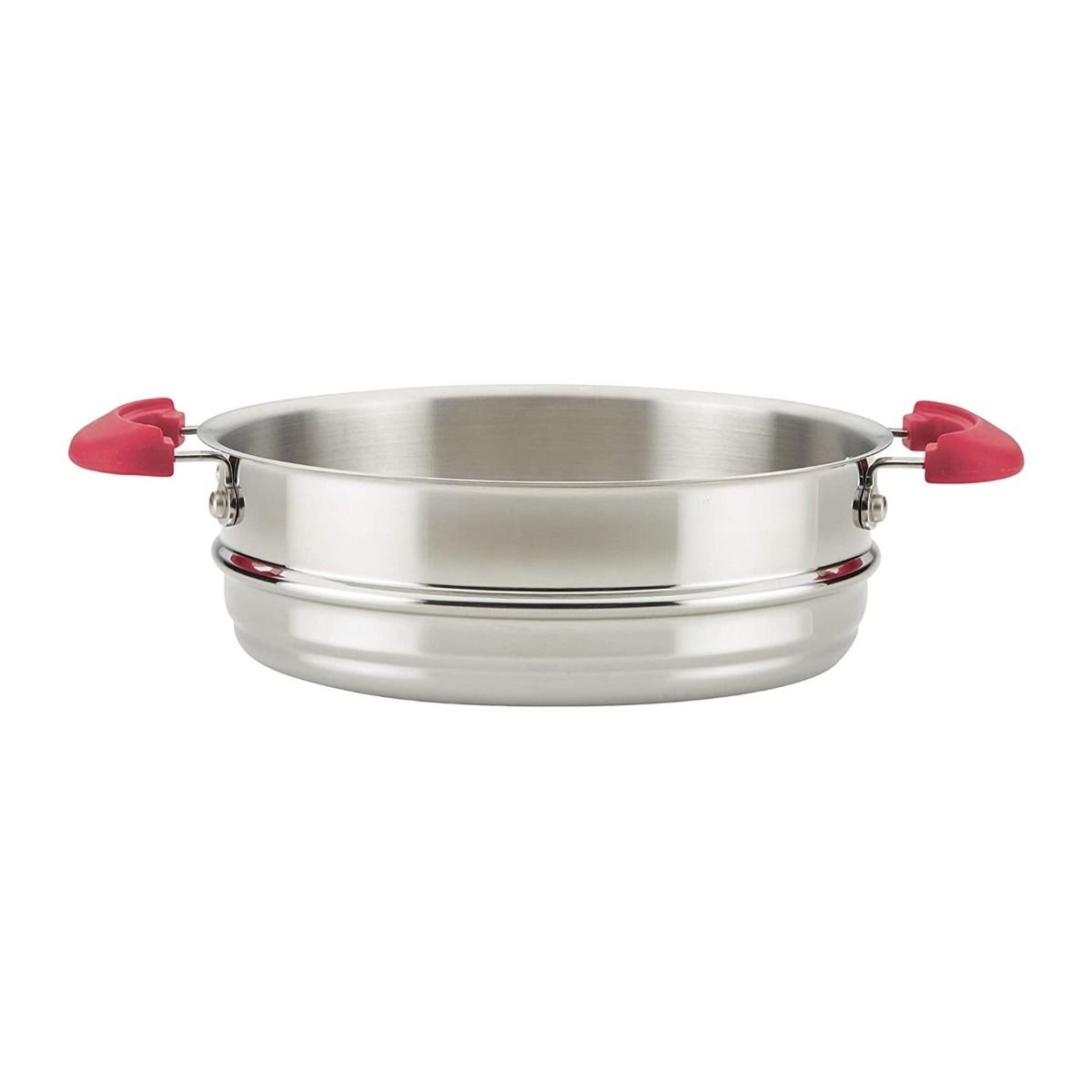 Rachael Ray 8-Piece Enameled Stacking Cookware Set | Red Shimmer Rachael Ray 8-Piece Enameled Stacking Cookware Set | Red Shimmer -Le Creuset sales redshim7
