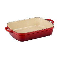 Le Creuset 10-Piece Signature Cookware Set With Stainless Steel Knobs | Cerise/Cherry Red -Le Creuset sales roaster