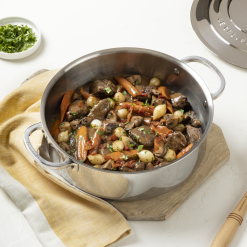 Le Creuset 4.5 Qt. Tri-Ply Stainless Steel Rondeau With Lid -Le Creuset sales rondeau5