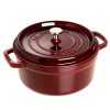 Staub 9 Qt. Round Cocotte/Dutch Oven | Multiple Colors Available 1 Staub 9 Qt. Round Cocotte/Dutch Oven | Multiple Colors Available -Le Creuset sales round cocotte 9qt grenadine 9 1