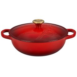 Le Creuset 2.5Qt Signature Cocotte Eiffel Tower Collection | Cerise 4 Le Creuset 2.5Qt Signature Cocotte Eiffel Tower Collection | Cerise -Le Creuset sales rs10248 eiffel rdo cerise lpr