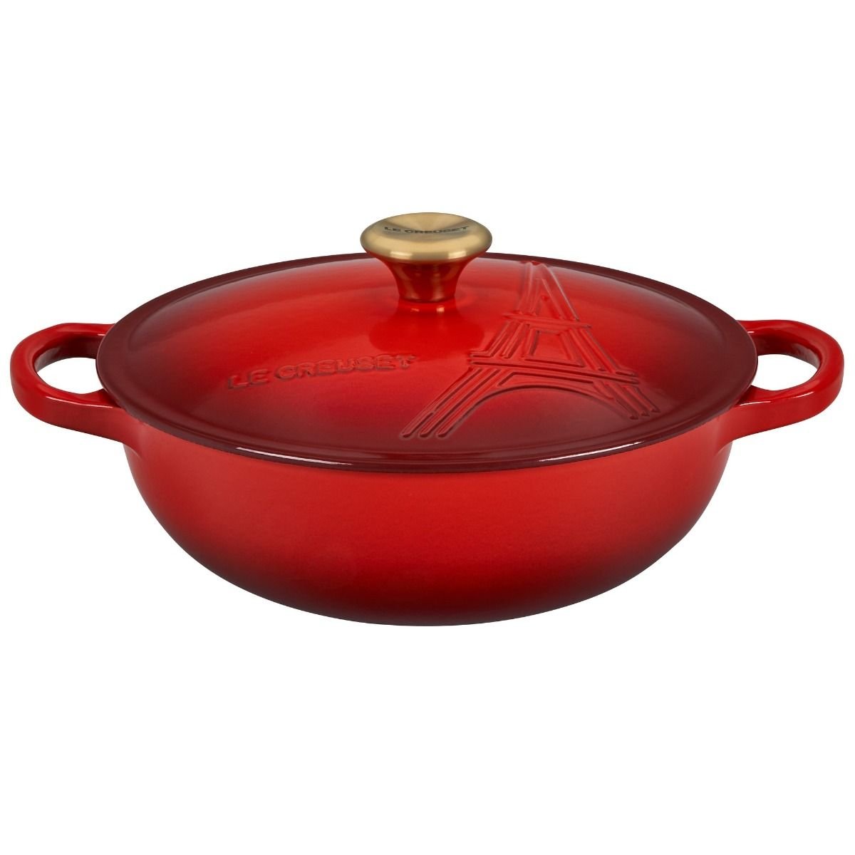 Le Creuset 2.5Qt Signature Cocotte Eiffel Tower Collection | Cerise Le Creuset 2.5Qt Signature Cocotte Eiffel Tower Collection | Cerise -Le Creuset sales rs10248 eiffel rdo cerise lpr