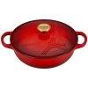 Le Creuset 2.5Qt Signature Cocotte Eiffel Tower Collection | Cerise -Le Creuset sales rs10250 eiffel rdo cerise 4 scr
