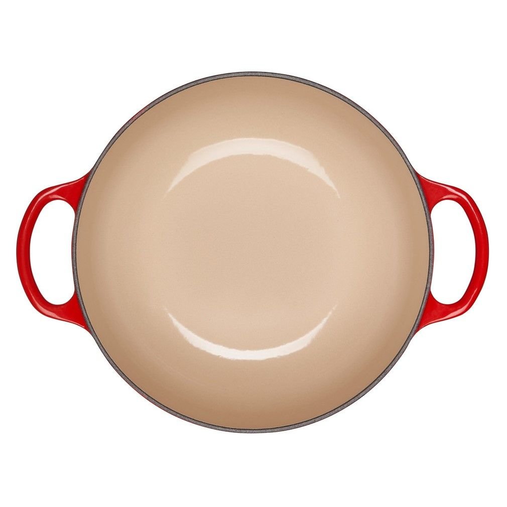 Le Creuset 2.5Qt Signature Cocotte Eiffel Tower Collection | Cerise Le Creuset 2.5Qt Signature Cocotte Eiffel Tower Collection | Cerise -Le Creuset sales rs10251 eiffel rdo cerise inside scr