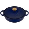 Le Creuset 2.5Qt Signature Cocotte Eiffel Tower Collection | Indigo Blue -Le Creuset sales rs10255 eiffel rdo indigo 4 scr
