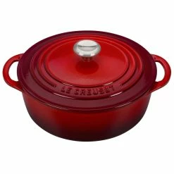 Le Creuset sales 11 Le Creuset 2.75 Qt. Shallow Round Dutch Oven | Cerise